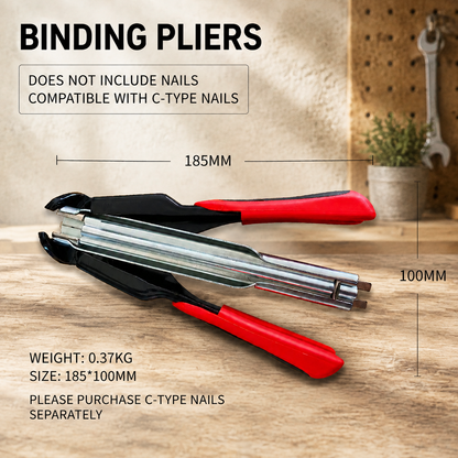 Fencing Plier Staple Gun Cage Clamp for Animal Pet Cages Fencing, Upholstery