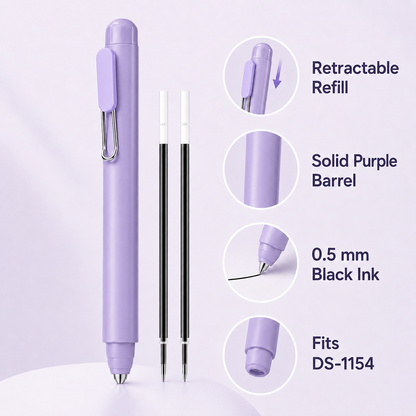 ✏️Retractable Pocket Gel Ink Pen Set