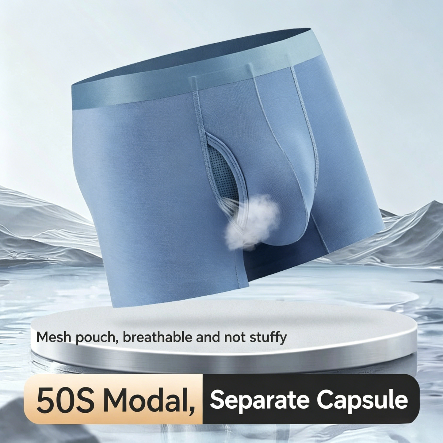 🩲Men's Ice Silk Boxer Briefs