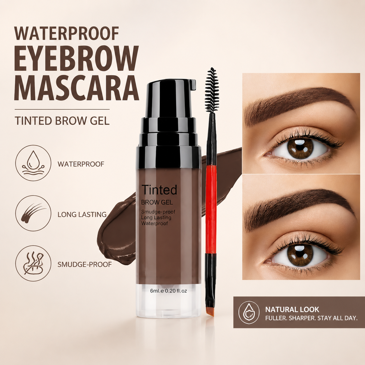 🖌️Waterproof eyebrow dye cream