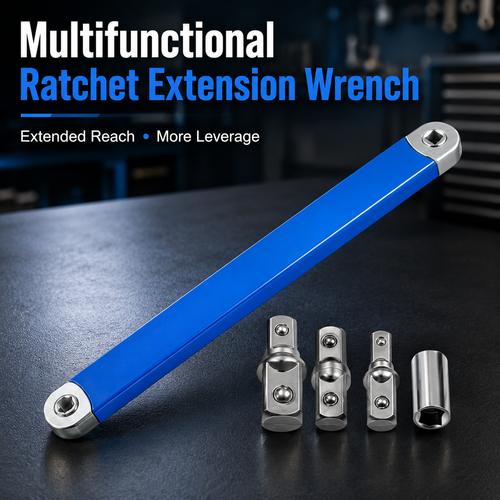 🔧Multifunctional ratchet extension wrench