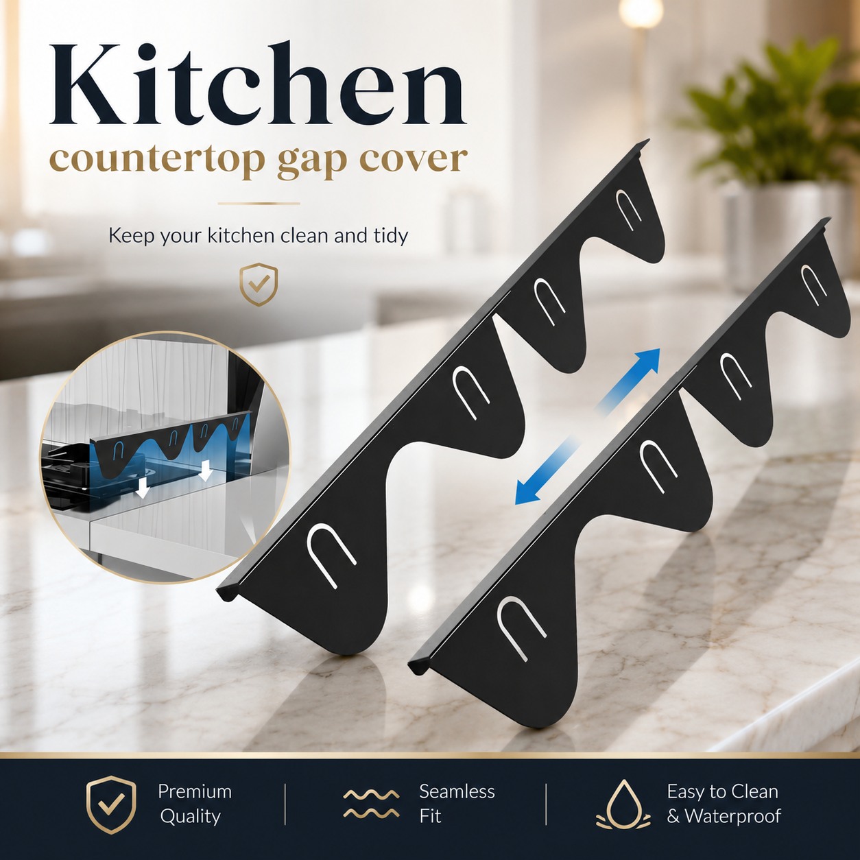 🧼Kitchen stove countertop gap cover