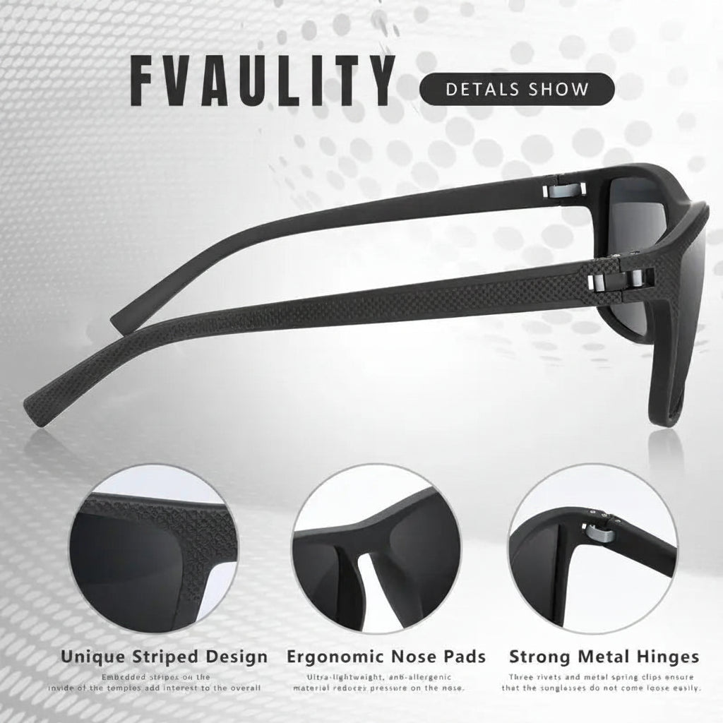 🕶️✨ General-purpose UV-protective polarized sunglasses