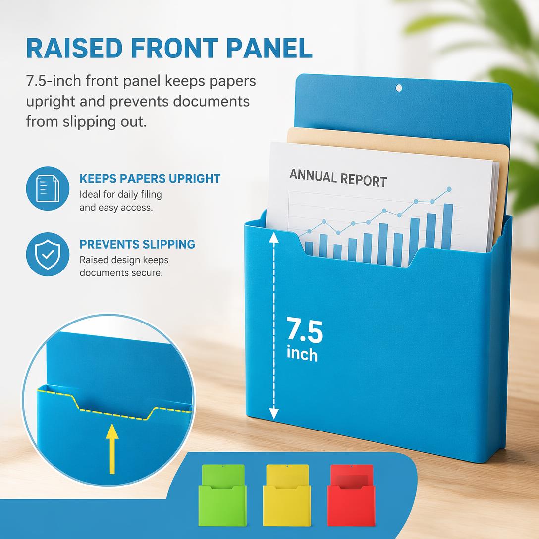 📄Magnetic letter paper size file holder