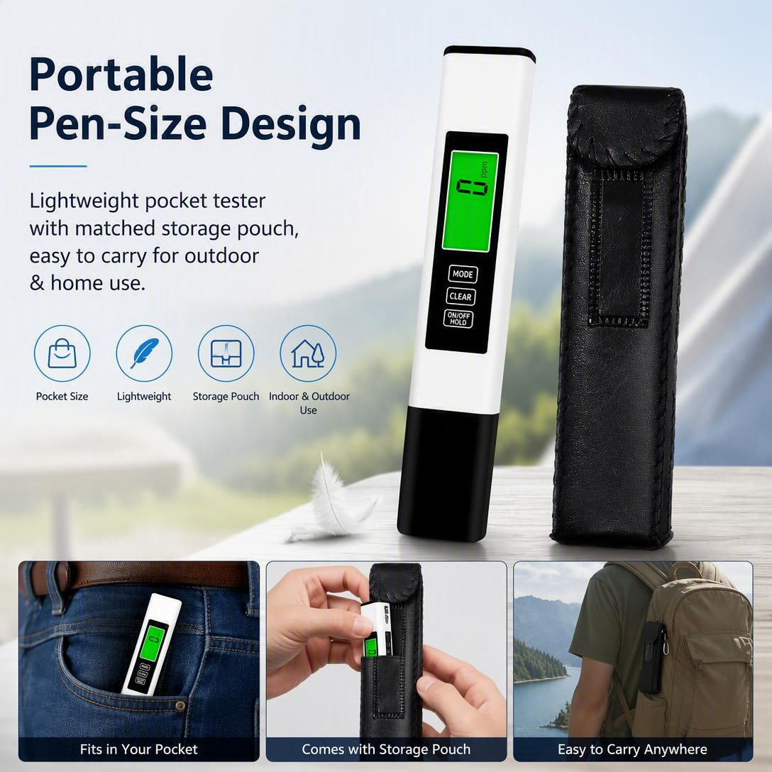 💧Portable conductivity water quality test pen
