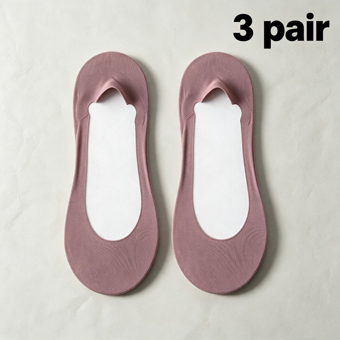 Women's Invisible Sponge Stockings, Simple Invisible Ankle Stockings