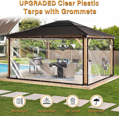 🛡️Heavy-Duty Clear Waterproof Tarpaulin