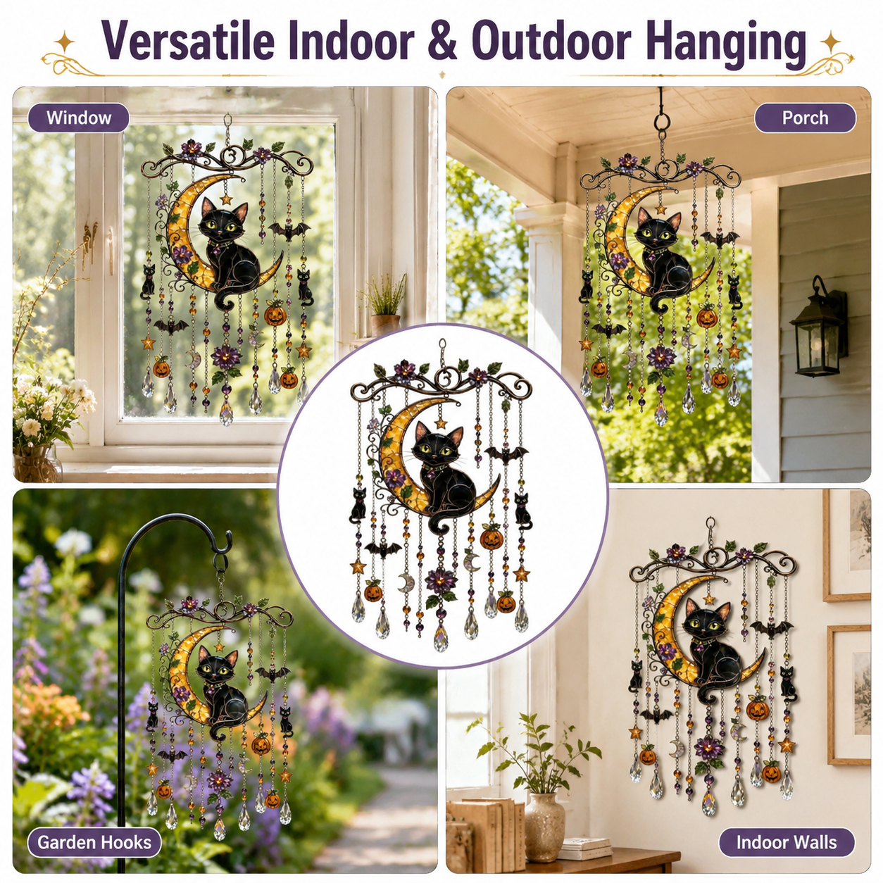 🌙Halloween Sunshine Capture Wind Chimes