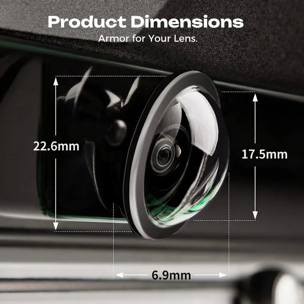 Anti-Scratch Waterproof Car Reversing Cameras Protection for Vehicle Cameras(4 PCS)