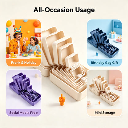Colorful Matryoshka Boxes: Creative Prank Props