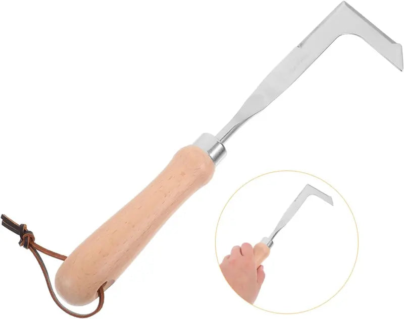 🌱🔧 Crack Weeder Tool , Stainless Steel Manual Grass Puller