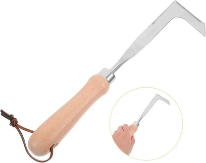 🌱🔧 Crack Weeder Tool , Stainless Steel Manual Grass Puller