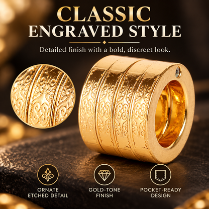 💍Transformable EDC ring—combines self-defense and emergency window-breaking functions; suitable for outdoor carry