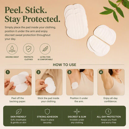 Invisible Disposable Underarm Sweat Pads（10Pcs）