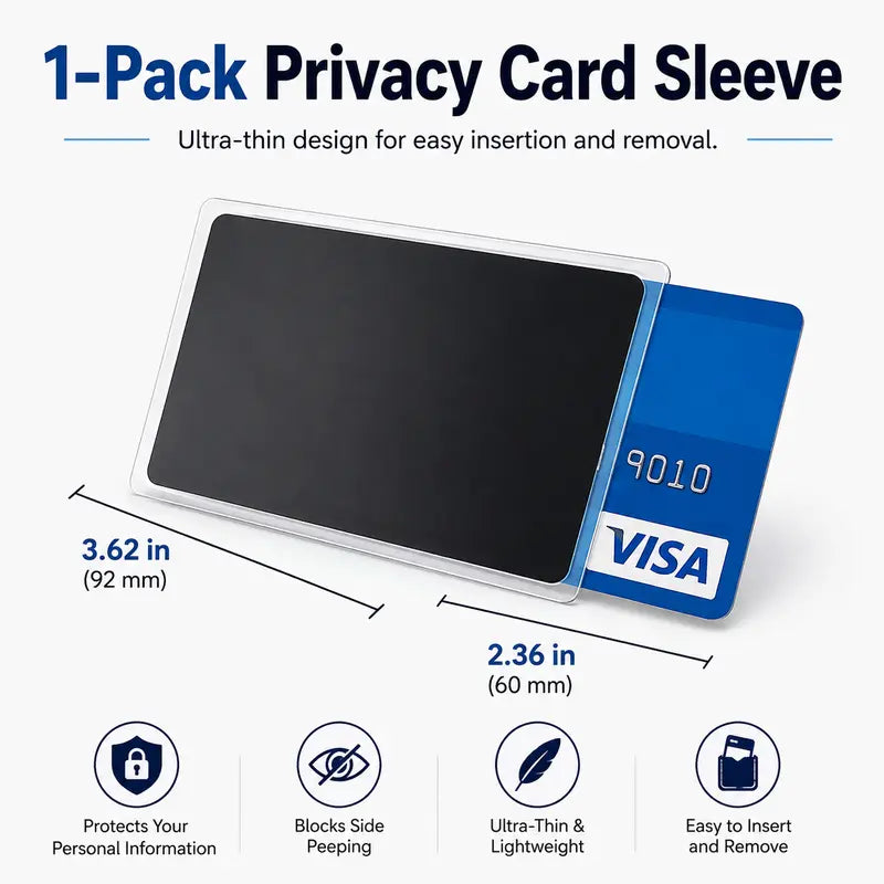 🛡️💳10 Pcs Anti-theft and anti-demagnetization card holder – protects credit cards, bank cards, and ID cards