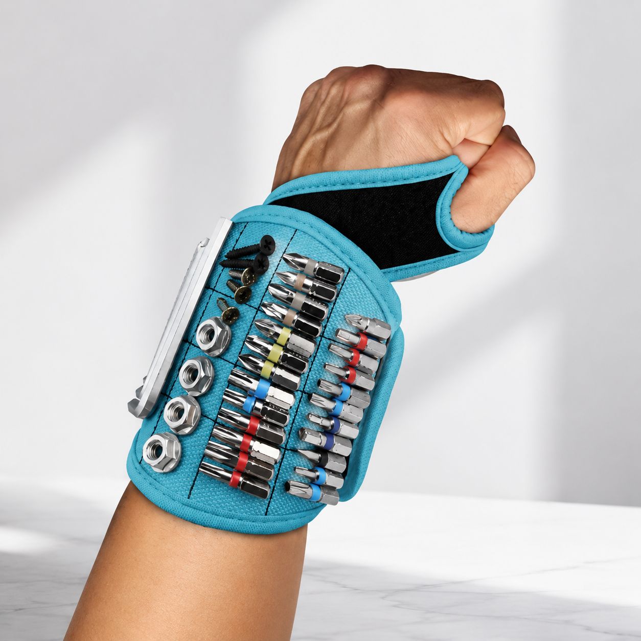 🧲Heavy-Duty Thumb-Loop Magnetic Wristband