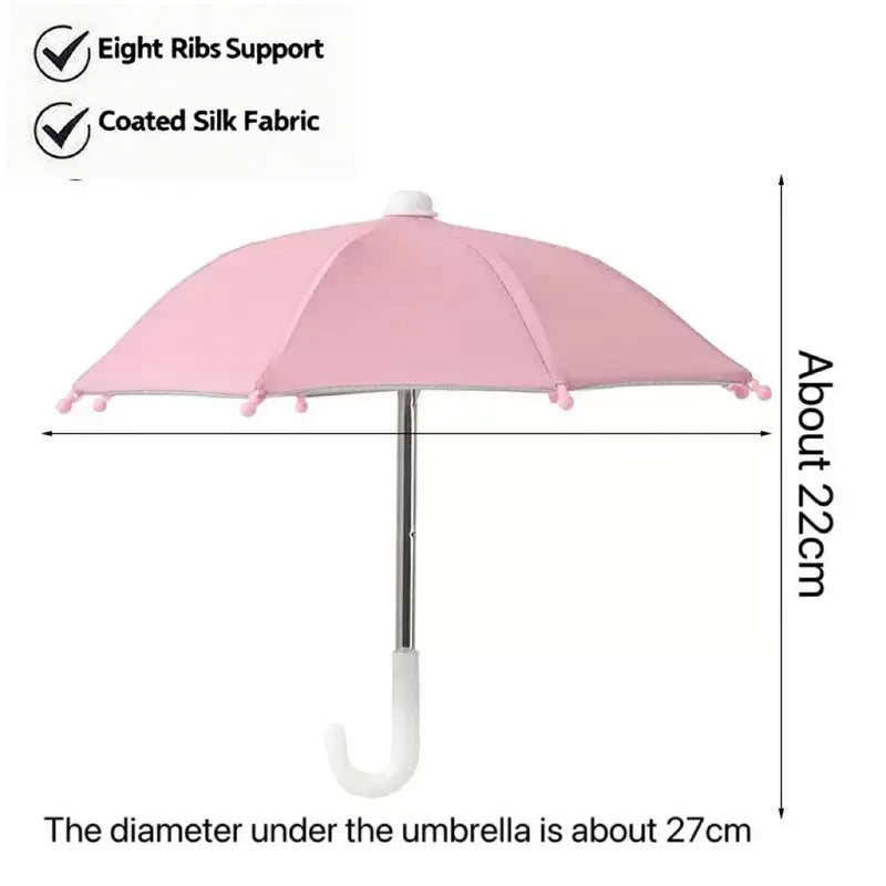 🌂 Universal Adjustable Piggy Umbrella Suction Cup Phone Stand