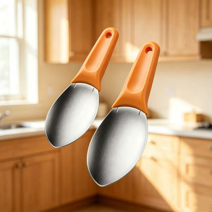 Stainless Steel Multifunctional Peeling Slicing Tool For Mango, Banana, Pineapple, Melon