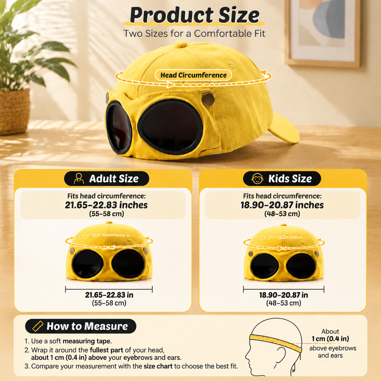🕶️Vintage Pilot-Style Baseball Cap with Built-In Sunglasses