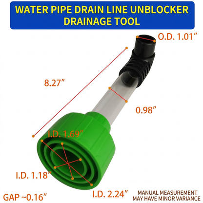 🧹Air conditioner drain pipe cleaner adapter