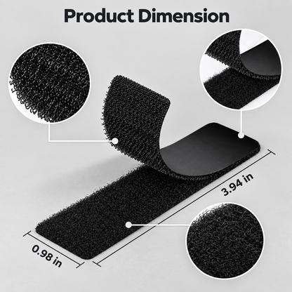 🏠48 Pairs Strong Velcro – suitable for hanging photos, securing carpets, and wall mounting