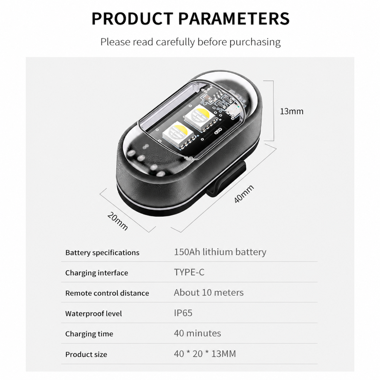 🚨Eight-color remote control car ambient light