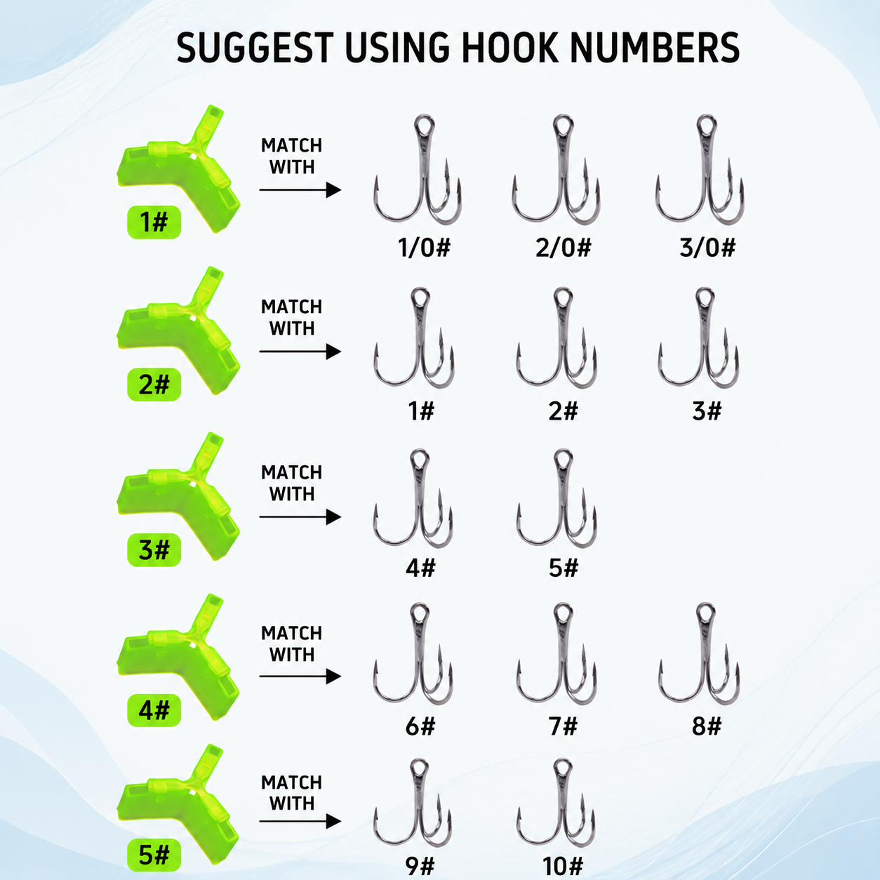 🛡️ Pack of 50 Fish Hook Protectors