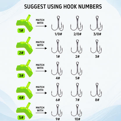 🛡️ Pack of 50 Fish Hook Protectors
