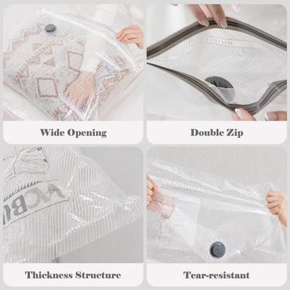 🧳💨 Vacease Cordless Travel Vacuum Bag Set with Rechargeable Air Pump