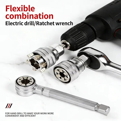 Adjustable Multi Purpose Socket Wrench - Universal Repair Tool