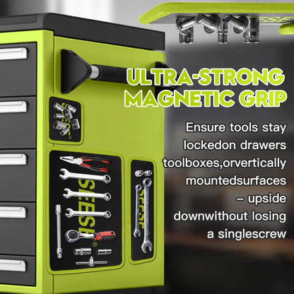 🧲🛠️ Flexible Magnetic Tool Mat & Tray Holder