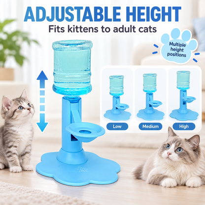 🐱Height-Adjustable Non-Electric Automatic Cat Water Fountain