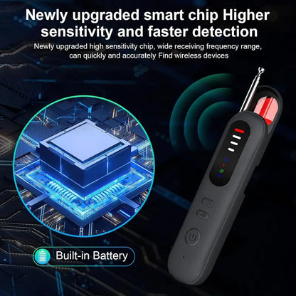 📡High-Power Hidden Camera Detector – Features RF Scanning and WiFi + Magnetic Detection Capabilities