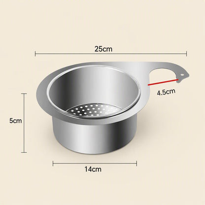 Stainless Steel Swan Sink Strainer Basket