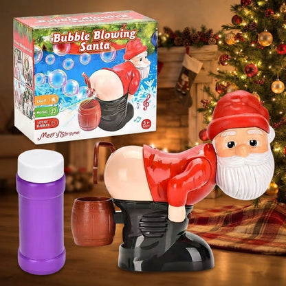 Christmas Santa Handheld Party Bubble Machine