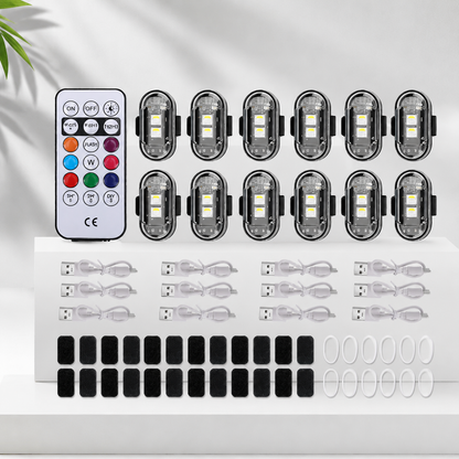 🚨Eight-color remote control car ambient light