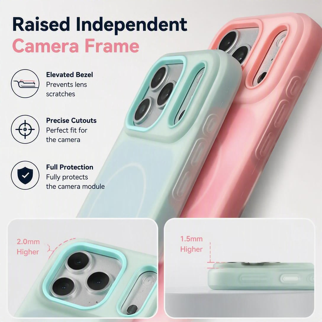 💥Candy-colored magnetic two-in-one phone case for iPhone 17 Pro Max Jelly Shell