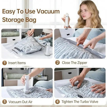 ✈️Vacuum clothing travel storage bag