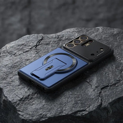 📱Multifunctional Magnetic Case with Invisible Stand & Camera Protection for Samsung S Series
