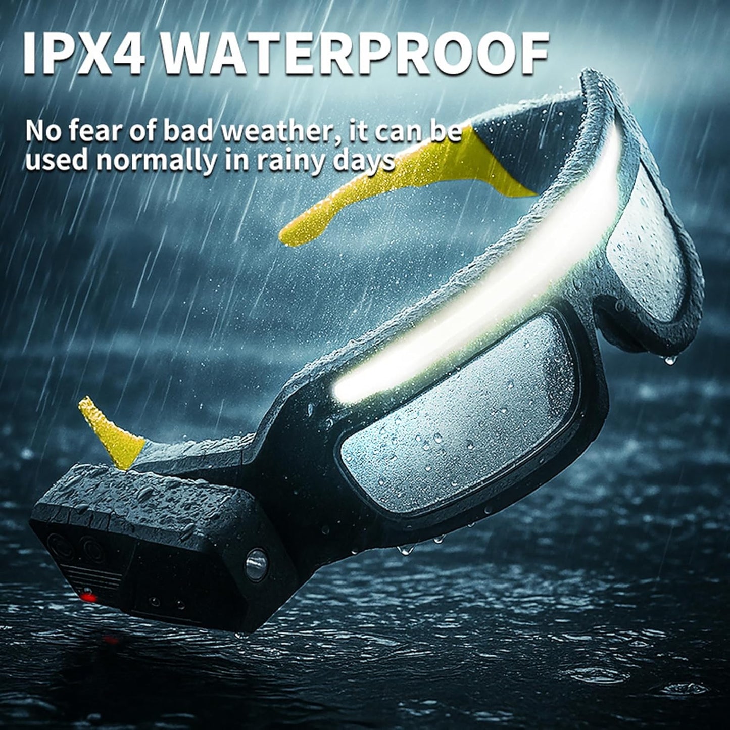 🔋Intelligent sensor glasses lamp - Multi-functional outdoor high-intensity work lamp