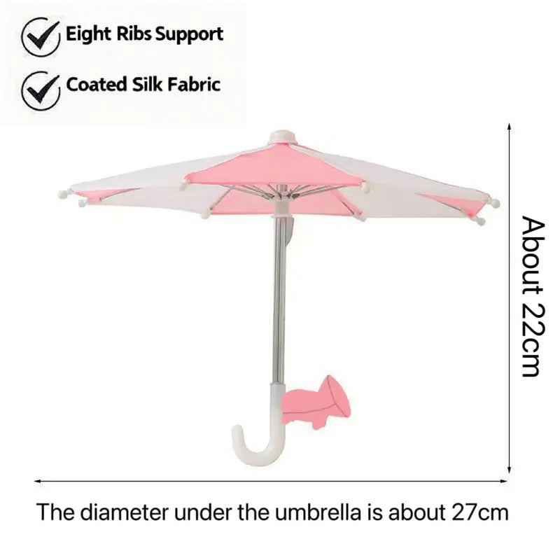 🌂 Universal Adjustable Piggy Umbrella Suction Cup Phone Stand