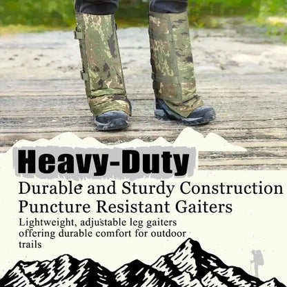 🥾 Unisex Adjustable Outdoor Snake-Resistant Leg Gaiters
