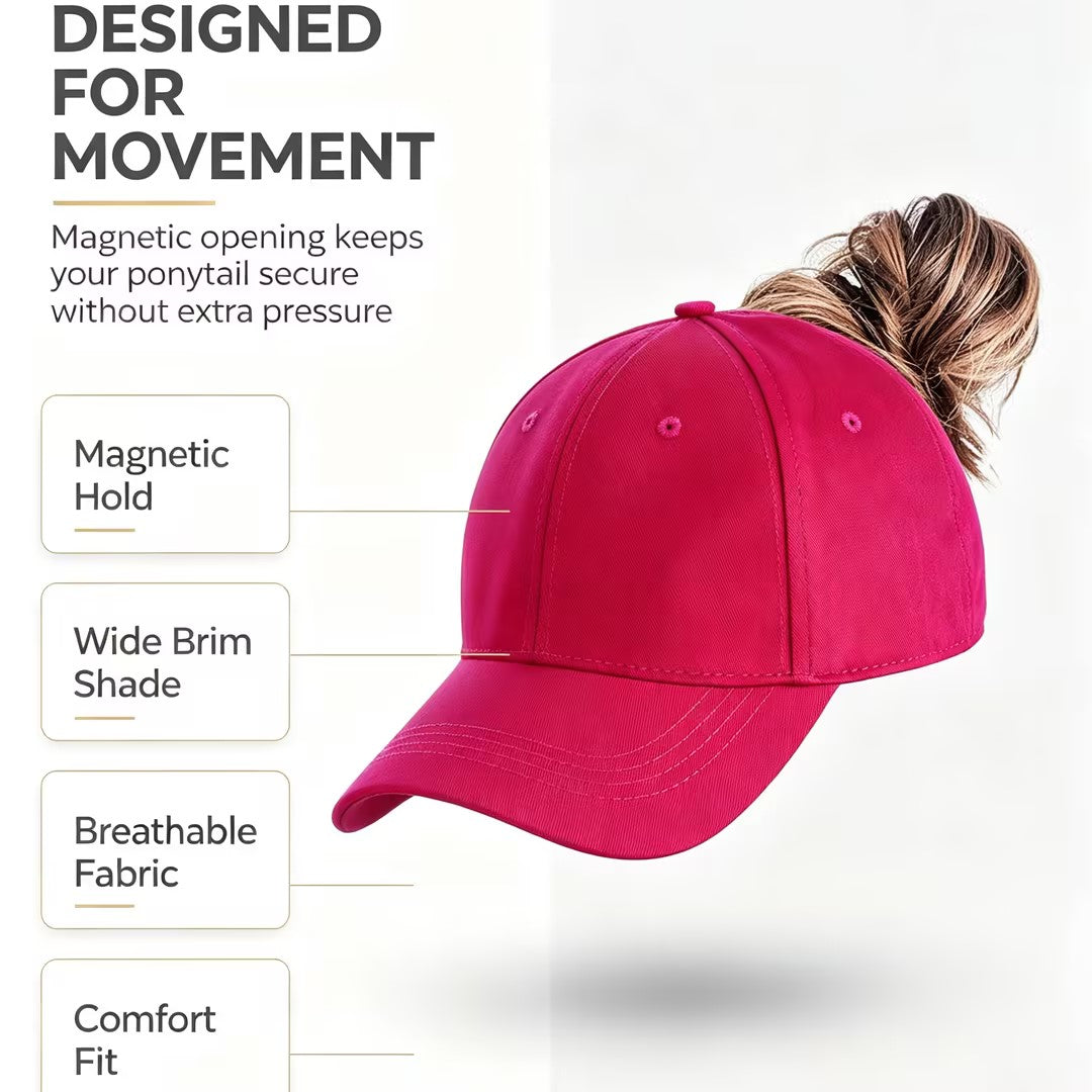 Magnetic Ponytail Cap