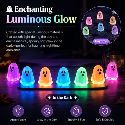 👻Six-color creative glow-in-the-dark ghost ornament