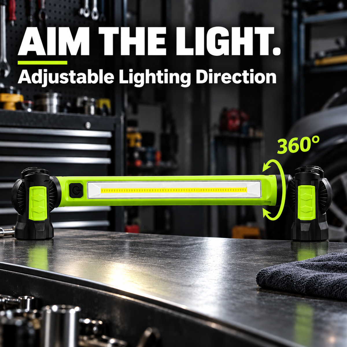 🔦Multifunctional Magnetic Rechargeable Work Light