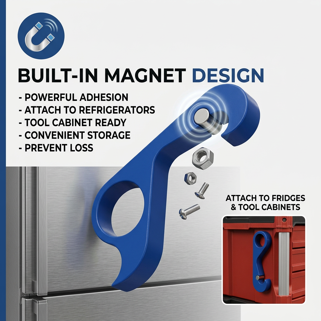 🍺🧲Ergonomic One-handed Bottle Opener