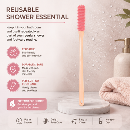 Soft Rubber Foot Brush