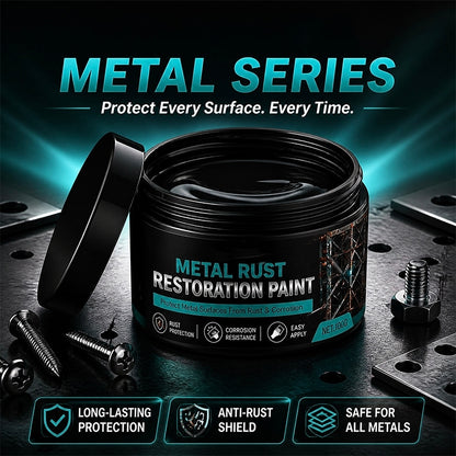 🖤 Restore Rusty Metal Without Replacing It – Black Repair Paste for Gates, Fences & Outdoor Surfaces