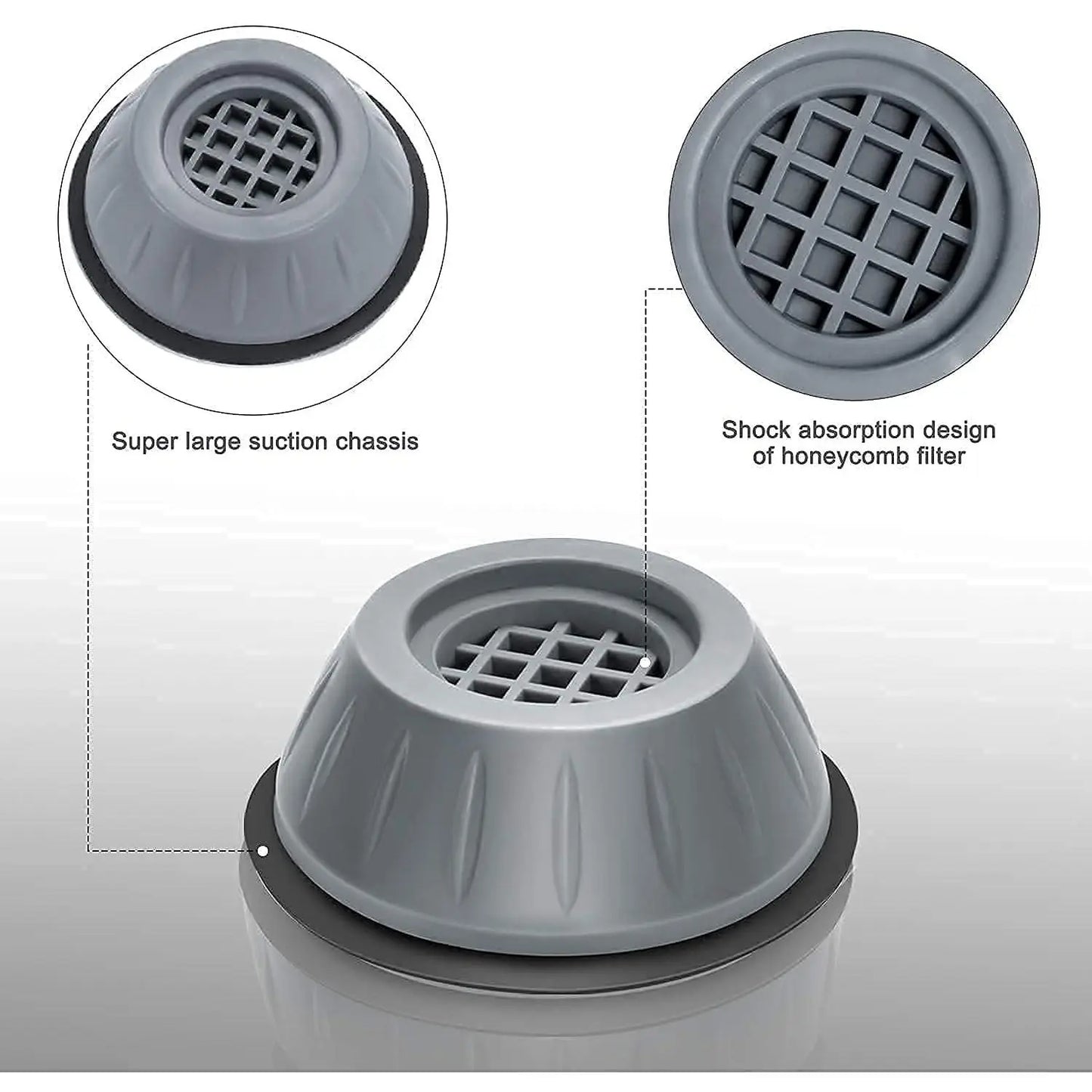 🏠Durable and compact shock-absorbing pad for household appliances