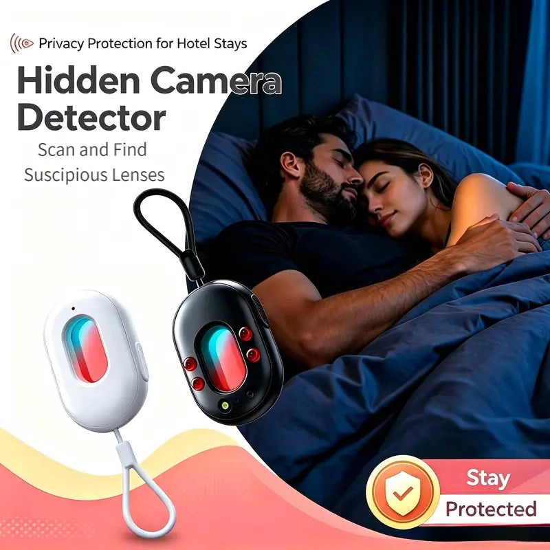 🏨Upgraded Second Generation Hidden Camera Detector - Suitable for Hotels, Airbnbs, and Home Offices